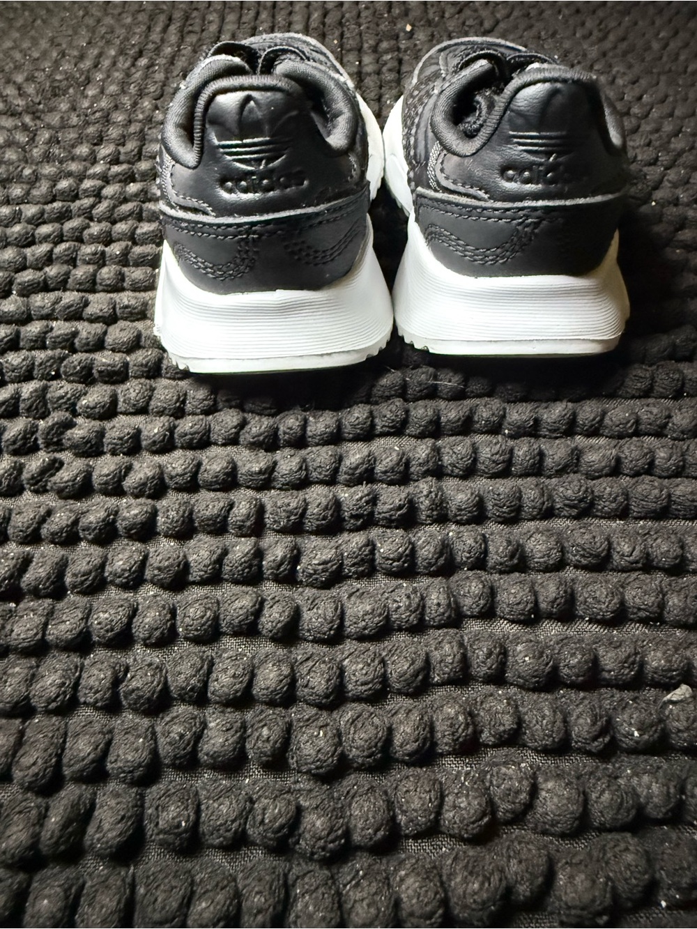 adidas Kids Black and White Low-Top Sneakers